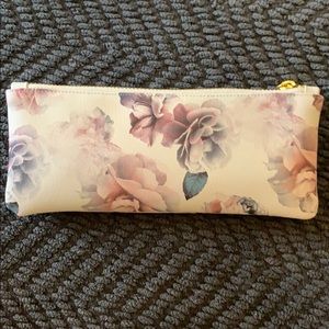 Brand new floral pencil case (faux leather)